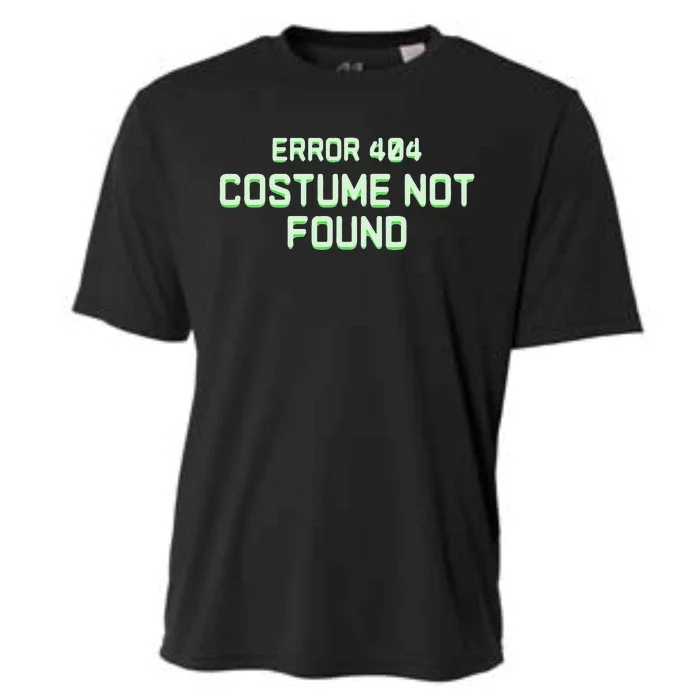 Error 404 Costume Funny Lazy Halloween Cooling Performance Crew T-Shirt