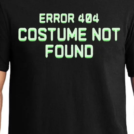 Error 404 Costume Funny Lazy Halloween Pajama Set