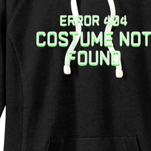 Error 404 Costume Funny Lazy Halloween Women's Fleece Hoodie