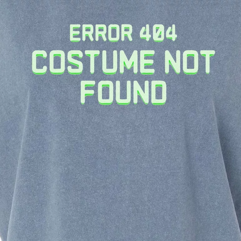 Error 404 Costume Funny Lazy Halloween Garment-Dyed Women's Muscle Tee