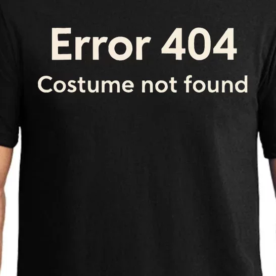 Error 404 Costume Not Found Pajama Set