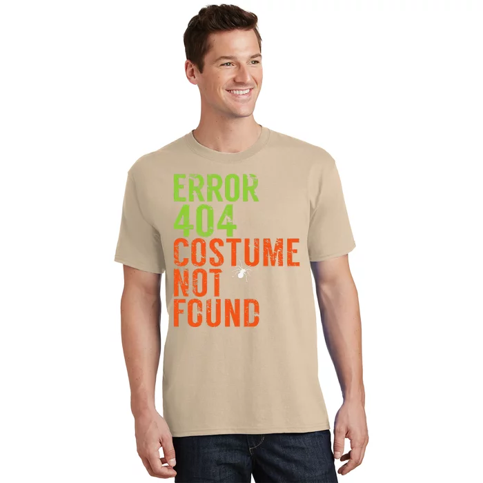 Error 404 Costume Not Found Funny Computer IT Geek Halloween T-Shirt