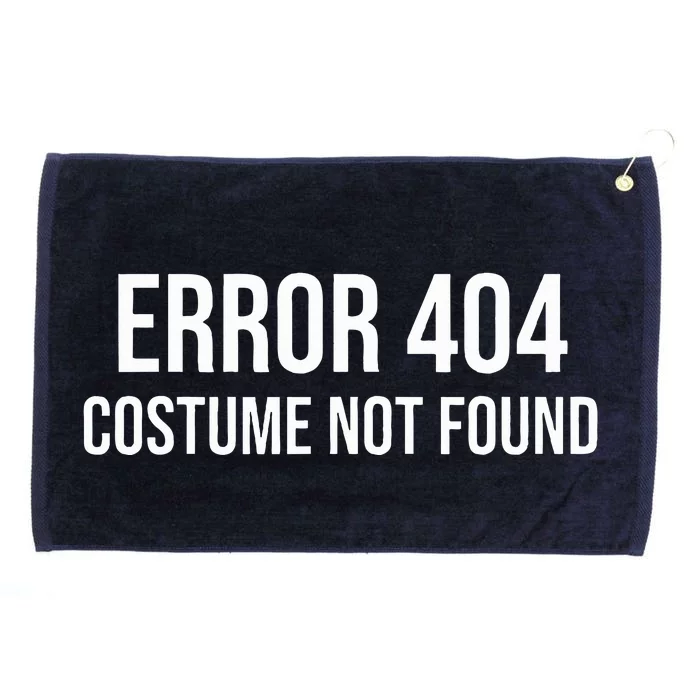 Error 404 Costume Not Found Funny Halloween Costume Grommeted Golf Towel