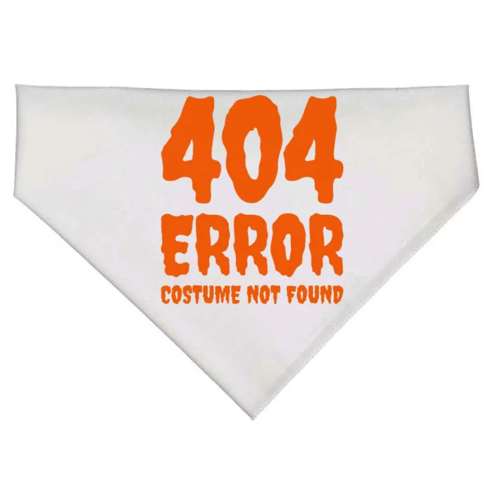 Error 404 Costume Not Found Lazy Halloween Spooky Costume USA-Made Doggie Bandana