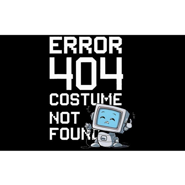 Error 404 Costume Not Found Funny Halloween Geek Matching Bumper Sticker