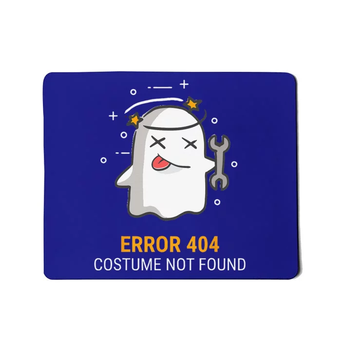 Error 404 Costume Not Found Easy Halloween Ghost Mousepad