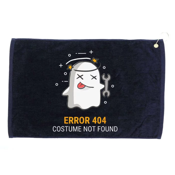 Error 404 Costume Not Found Easy Halloween Ghost Grommeted Golf Towel