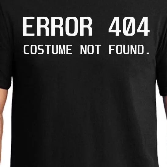 Error 404 Costume Not Found Lazy Halloween Pajama Set