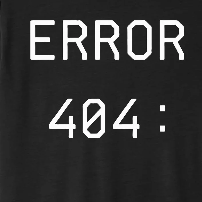 Error 404 Costume Not Found Funny Couples Matching Halloween ChromaSoft Performance T-Shirt