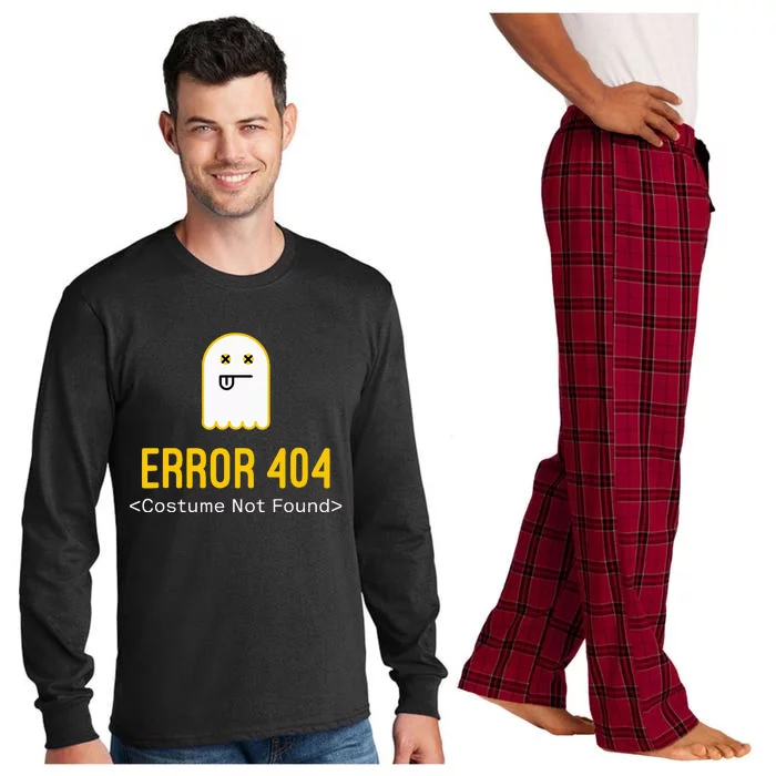 Error 404 Costume Not Found Long Sleeve Pajama Set