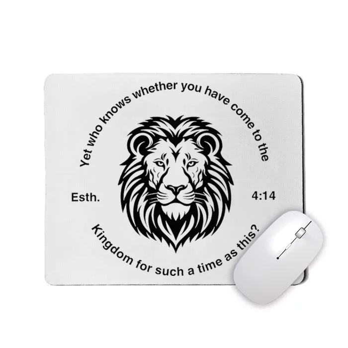 Esther 414 For Such A Time As This Mousepad