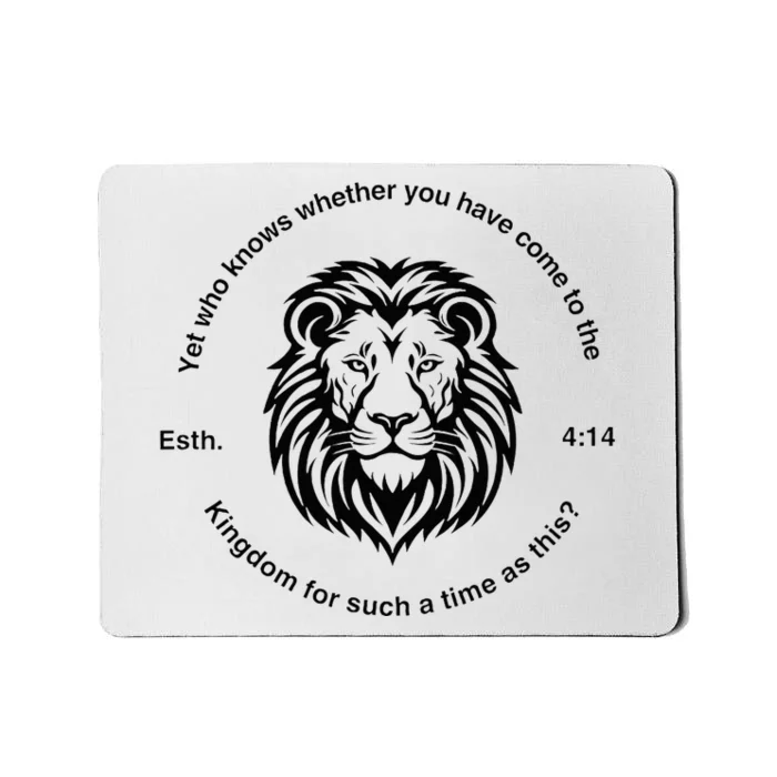 Esther 414 For Such A Time As This Mousepad