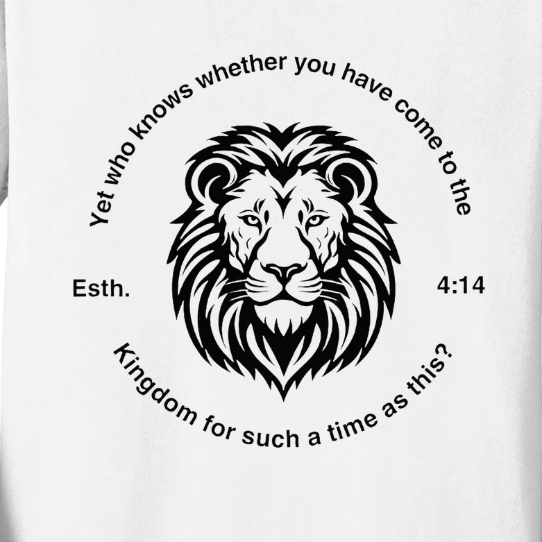 Esther 414 For Such A Time As This Kids Long Sleeve Shirt