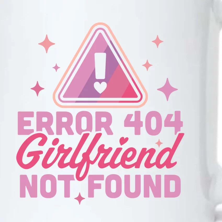 Error 404 Friend Not Found Gift Funny Anti Valentines Day Gift Black Color Changing Mug