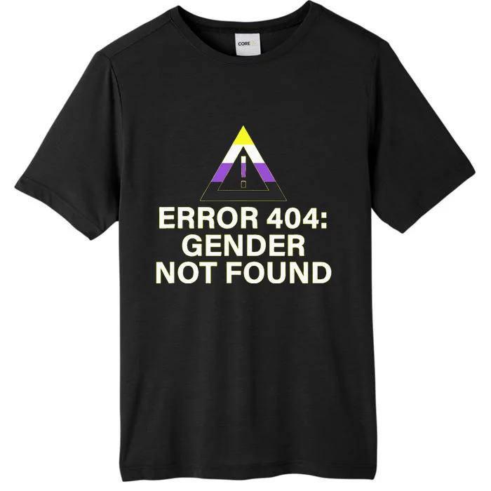 Error 404 Gender Not Found Agender Non Binary Pride ChromaSoft Performance T-Shirt