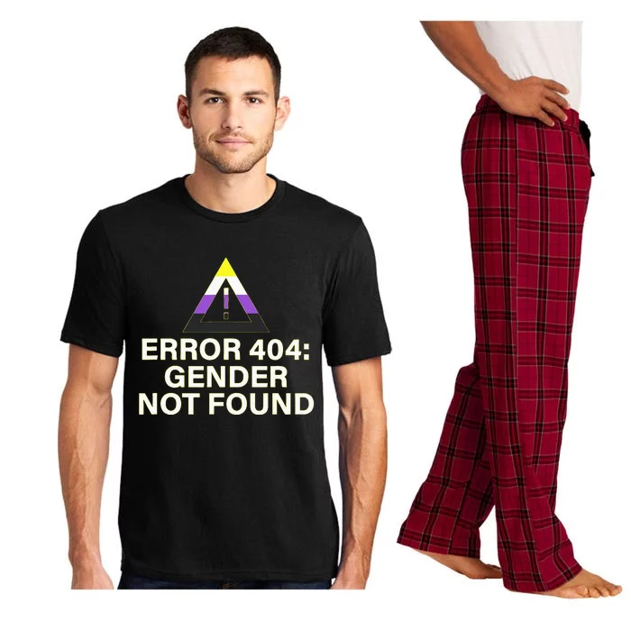 Error 404 Gender Not Found Agender Non Binary Pride Pajama Set