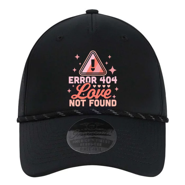 Error 404 Love Not Found Meaningful Gift Funny Anti Valentines Day Heart Gift Performance The Dyno Cap