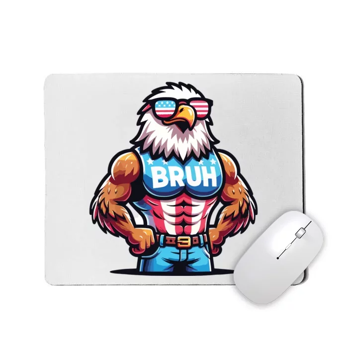 Eagle 4 Of July Mousepad