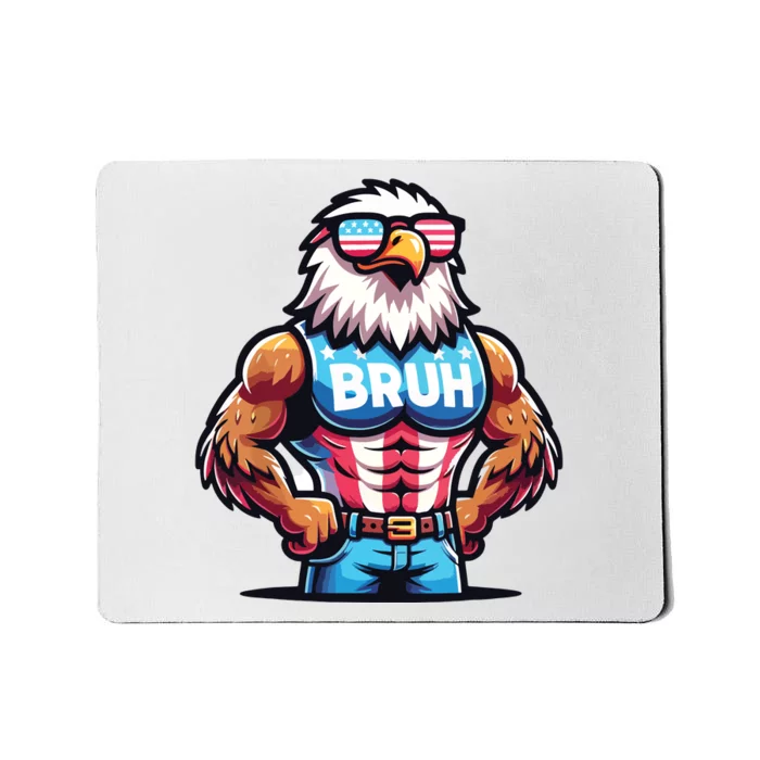 Eagle 4 Of July Mousepad