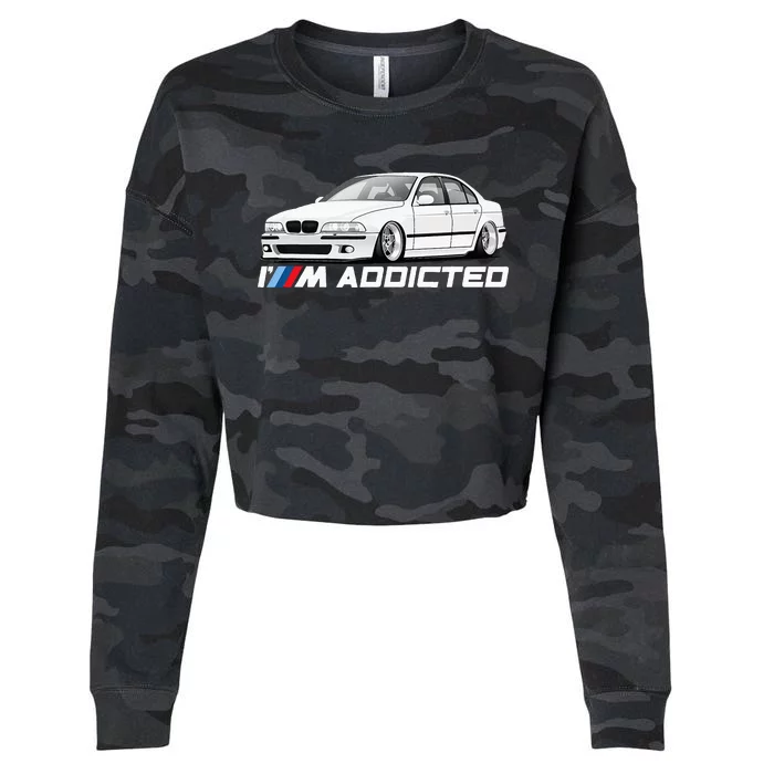 E39 5 Series M Addicted Angel Cropped Pullover Crew