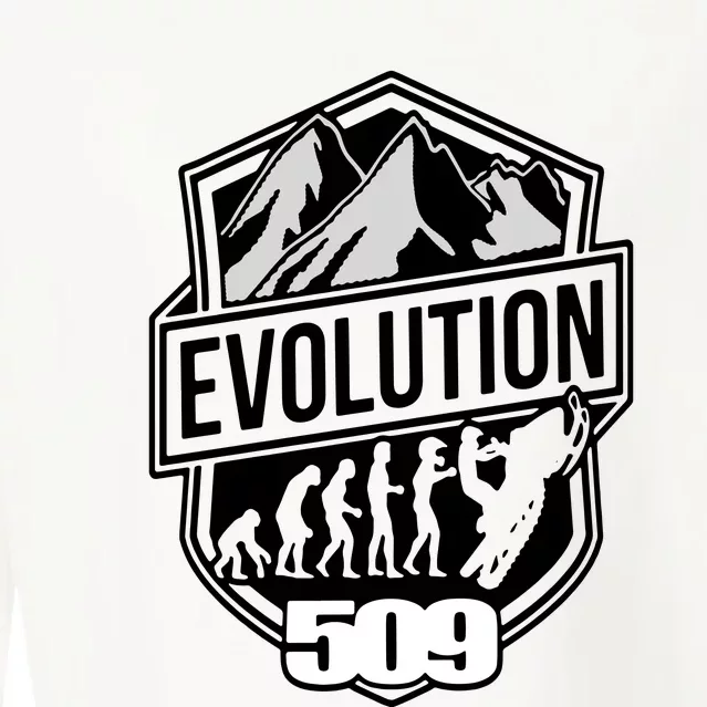 Evolution 509 Slednecks Snowmobile Cropped Pullover Crew