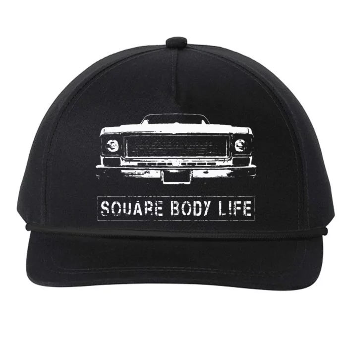 Early 70s Square Body Squarebody Truck Snapback Five-Panel Rope Hat