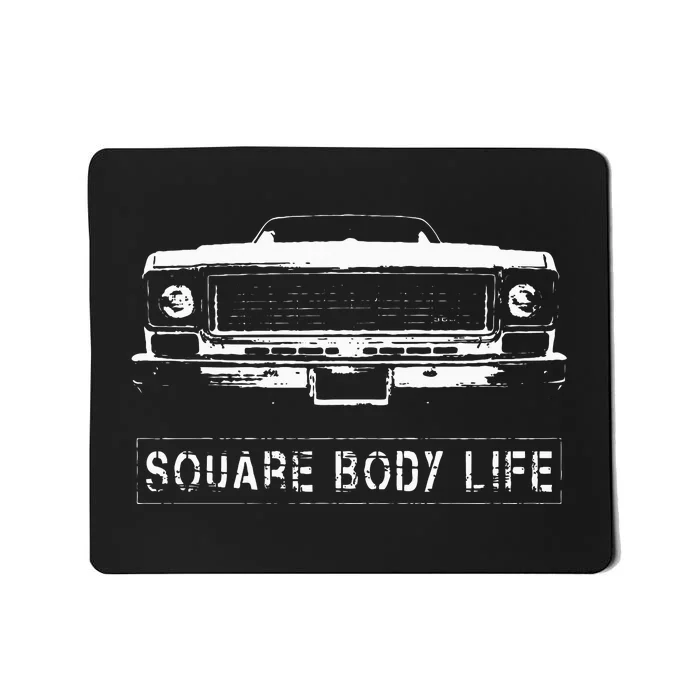 Early 70s Square Body Squarebody Truck Mousepad