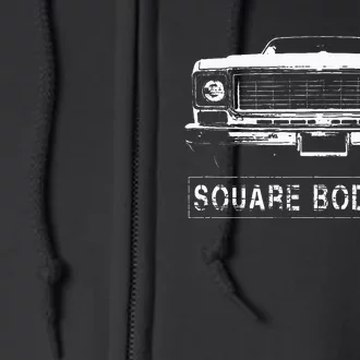 Early 70s Square Body Squarebody Truck Full Zip Hoodie