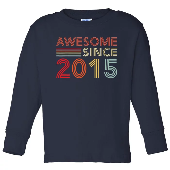 Eight 8yr BDay Son Boy Funny 2015 8th 8 Year Old Birthday Toddler Long Sleeve Shirt