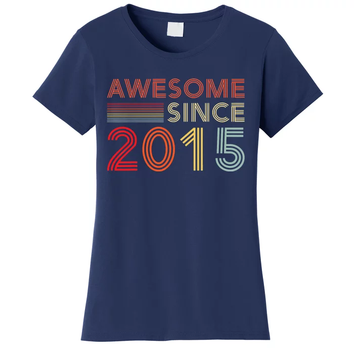 Eight 8yr BDay Son Boy Funny 2015 8th 8 Year Old Birthday Women's T-Shirt