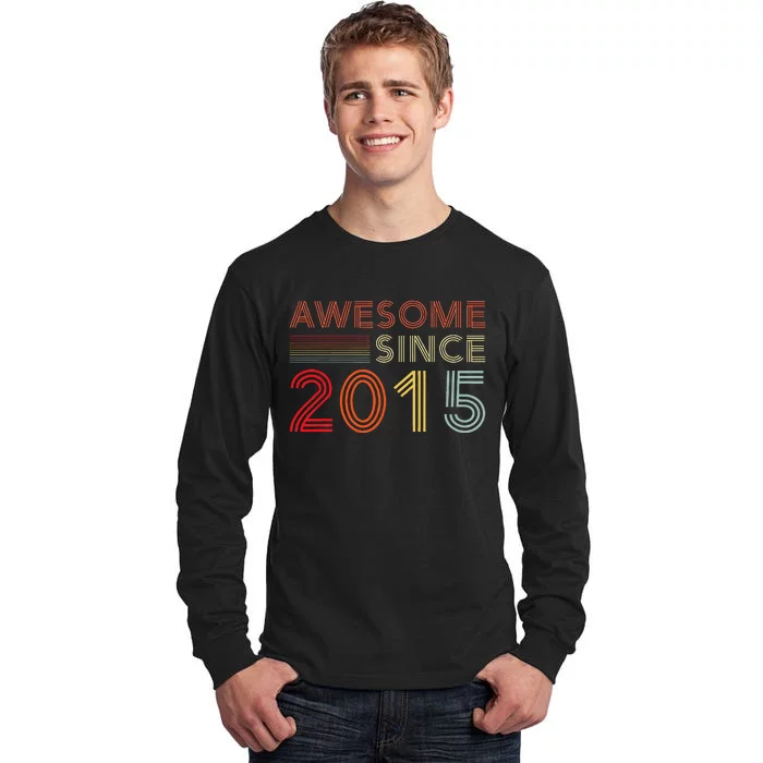 Eight 8yr BDay Son Boy Funny 2015 8th 8 Year Old Birthday Tall Long Sleeve T-Shirt