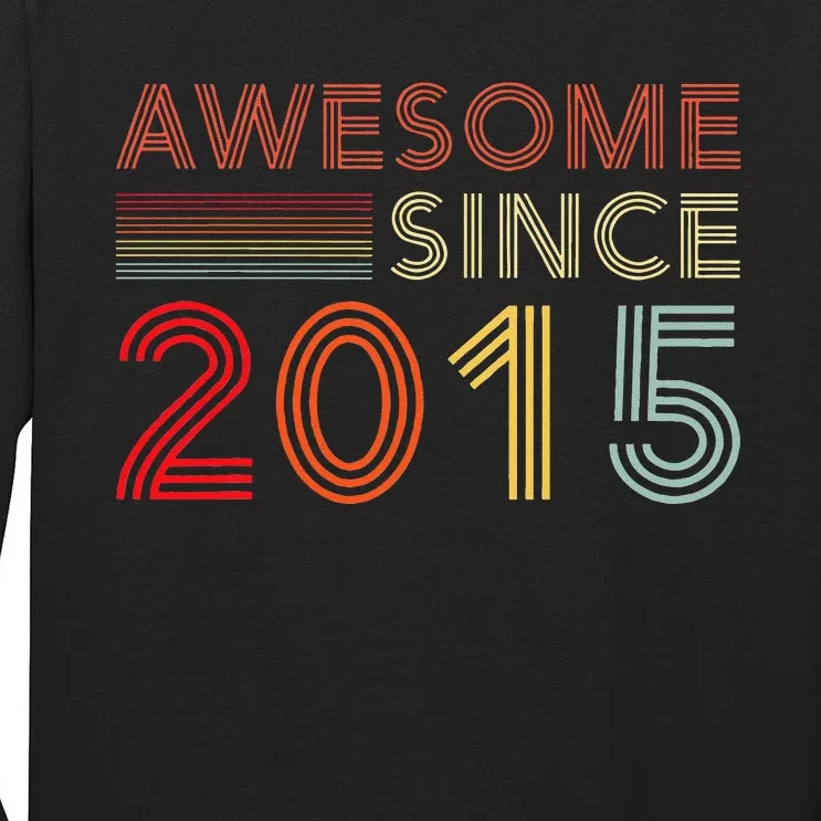 Eight 8yr BDay Son Boy Funny 2015 8th 8 Year Old Birthday Tall Long Sleeve T-Shirt