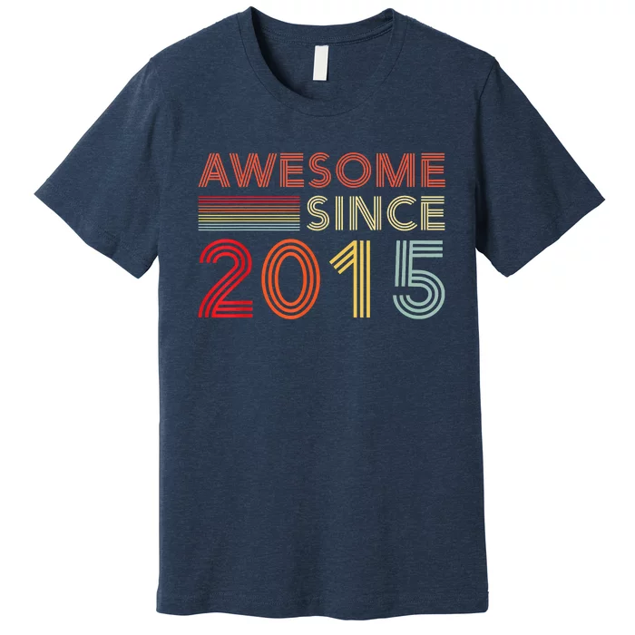 Eight 8yr BDay Son Boy Funny 2015 8th 8 Year Old Birthday Premium T-Shirt