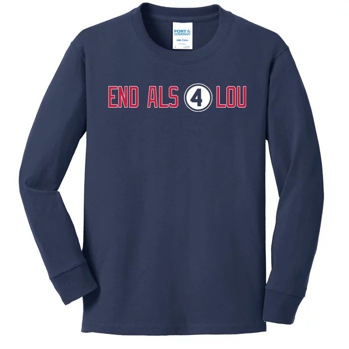 End Als 4 Lou Kids Long Sleeve Shirt