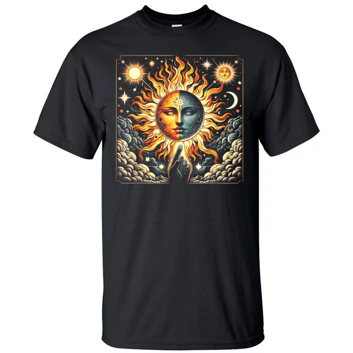 Eclipse April 8 2024 Tall T-Shirt