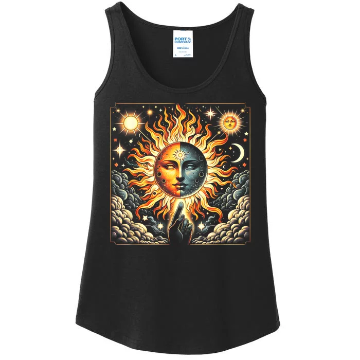 Eclipse April 8 2024 Ladies Essential Tank