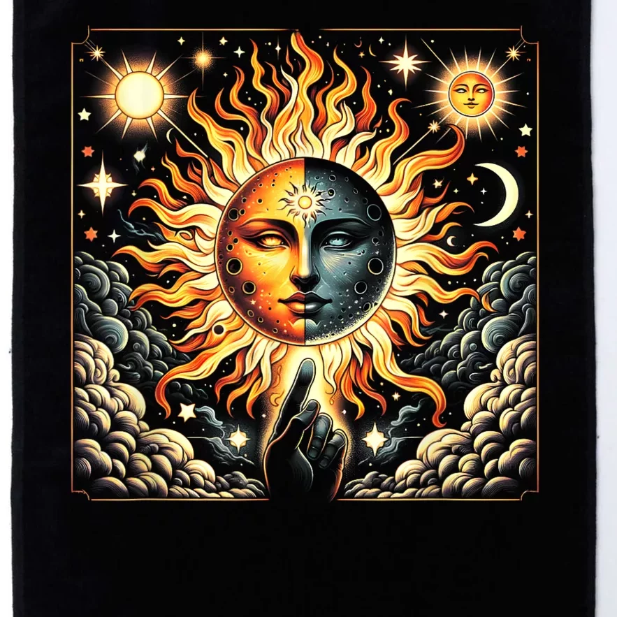 Eclipse April 8 2024 Platinum Collection Golf Towel