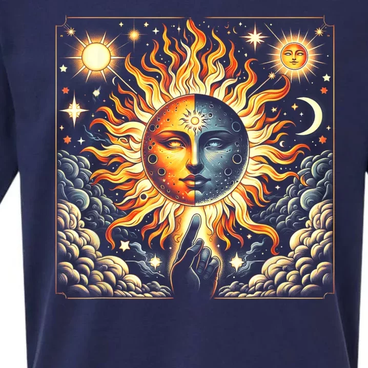 Eclipse April 8 2024 Sueded Cloud Jersey T-Shirt