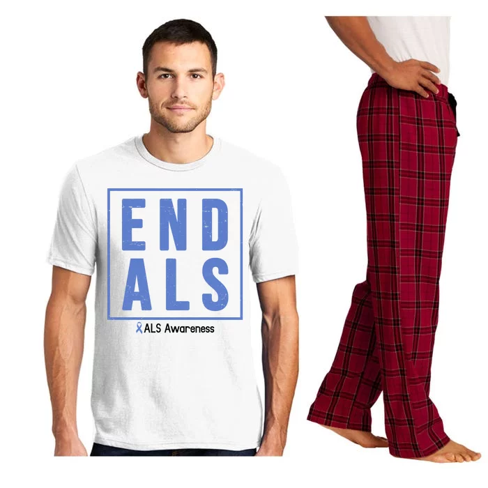 End Als Awareness Ribbon Pajama Set