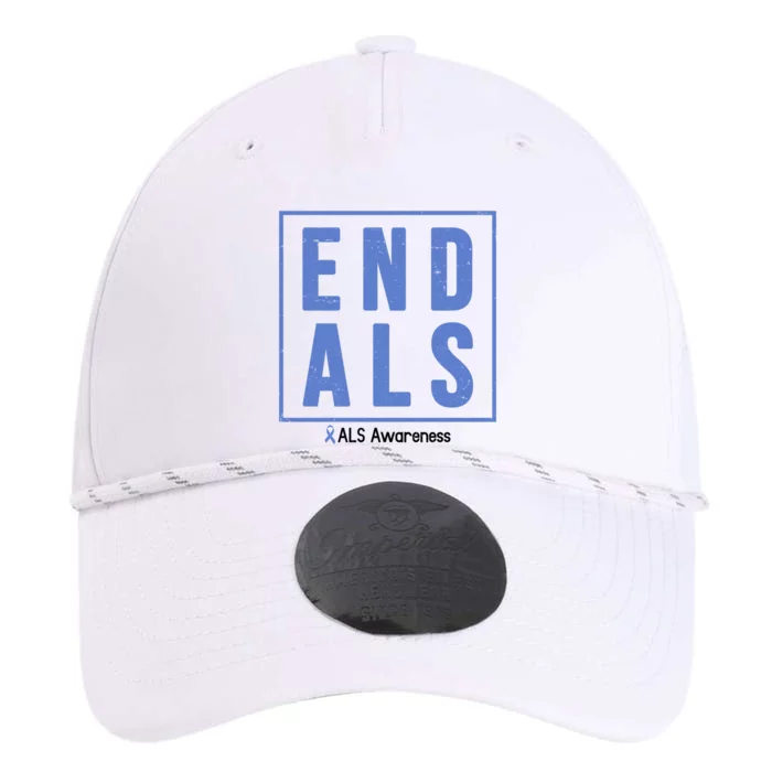 End Als Awareness Ribbon Performance The Dyno Cap