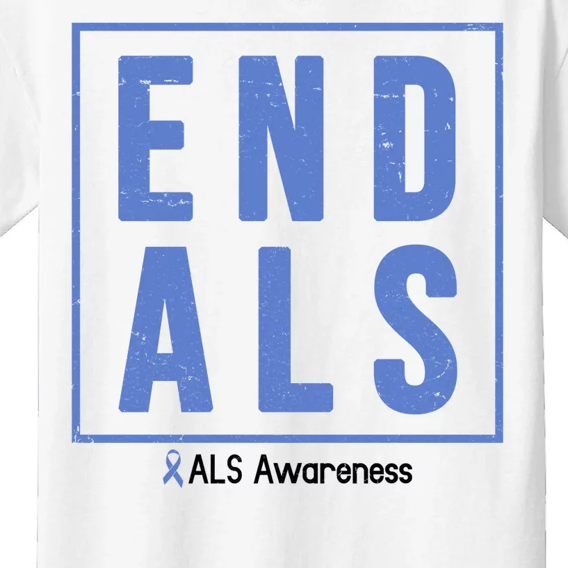 End Als Awareness Ribbon Kids T-Shirt