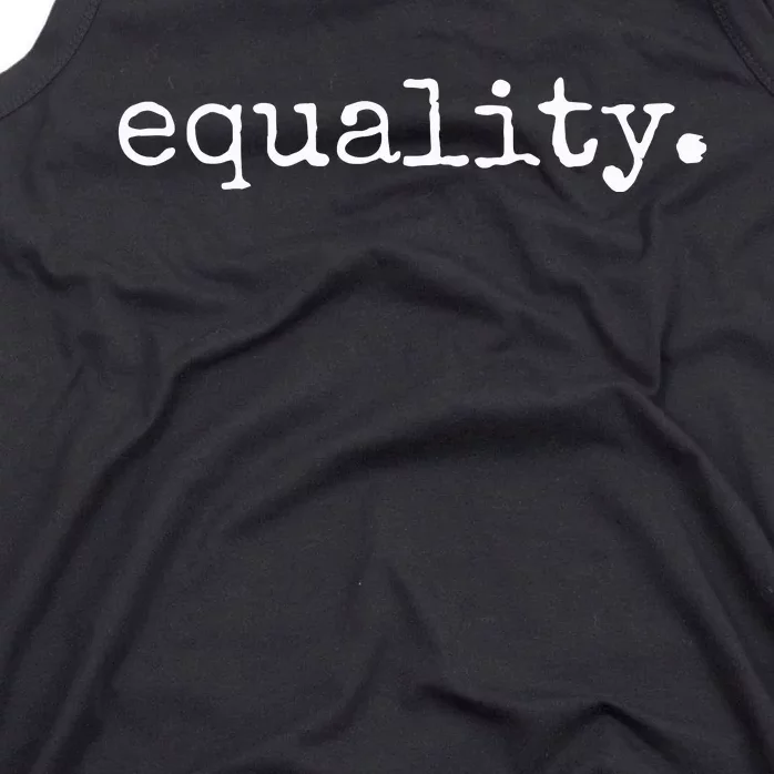 Equality Antiracist Antiracism Political Activism Tank Top