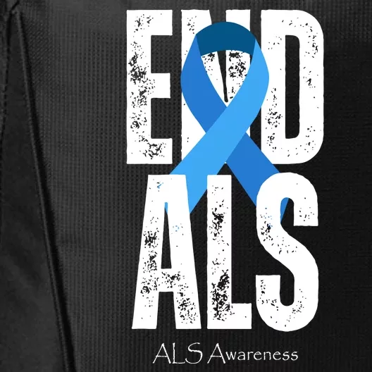 End Als Awareness Month Ribbon City Backpack