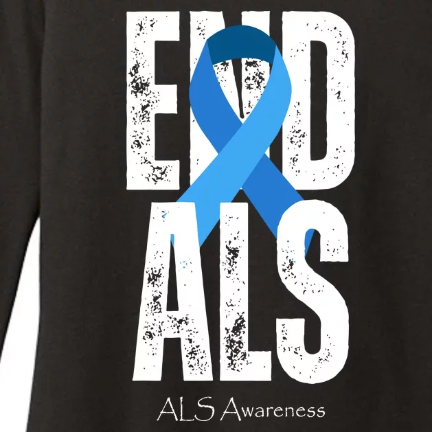 End Als Awareness Month Ribbon Womens CVC Long Sleeve Shirt