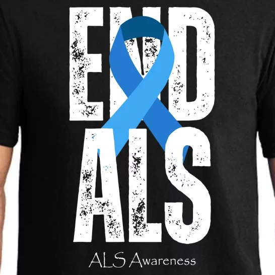 End Als Awareness Month Ribbon Pajama Set