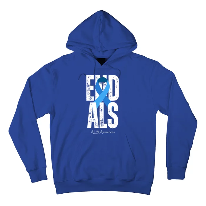 End Als Awareness Month Ribbon Hoodie