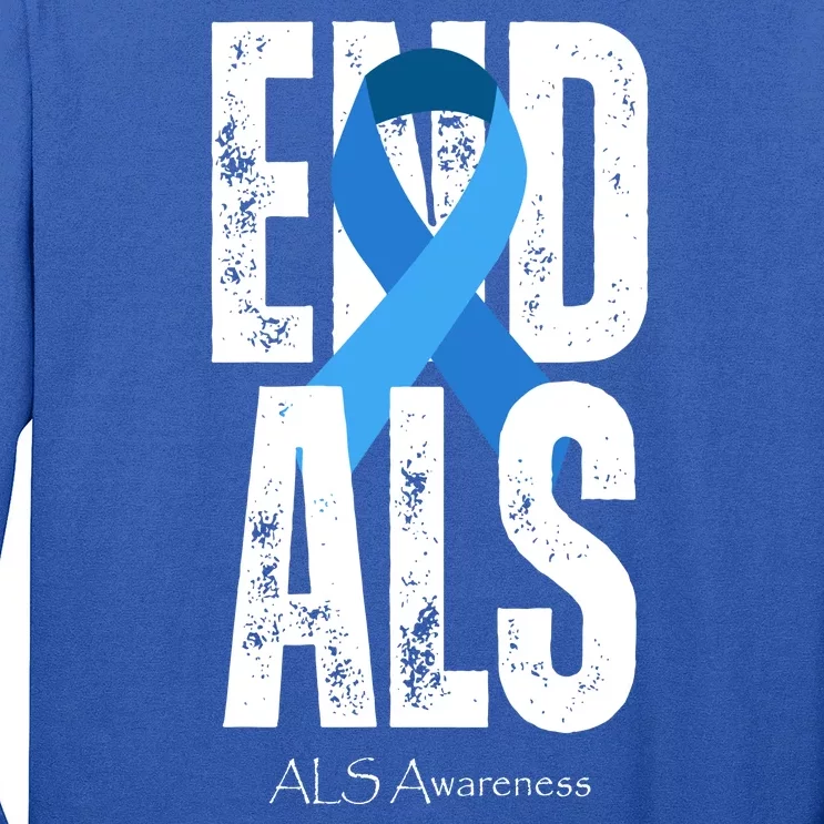 End Als Awareness Month Ribbon Long Sleeve Shirt