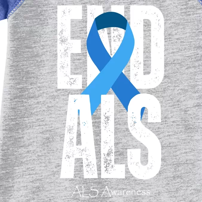 End Als Awareness Month Ribbon Infant Baby Jersey Bodysuit