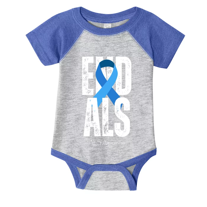 End Als Awareness Month Ribbon Infant Baby Jersey Bodysuit