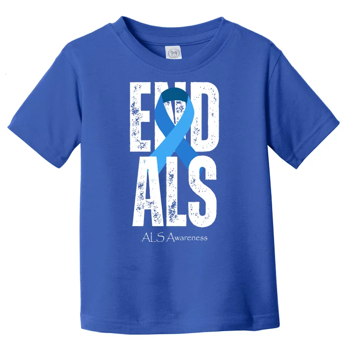 End Als Awareness Month Ribbon Toddler T-Shirt